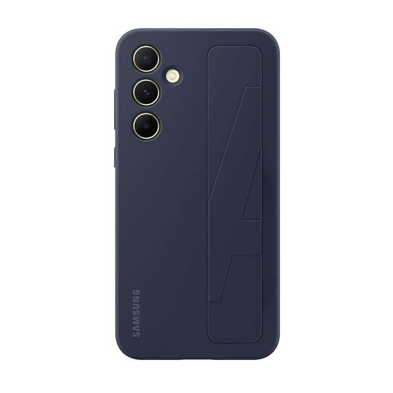 Samsung Galaxy A55 5G Standing Grip Case - Black - Black / Blue