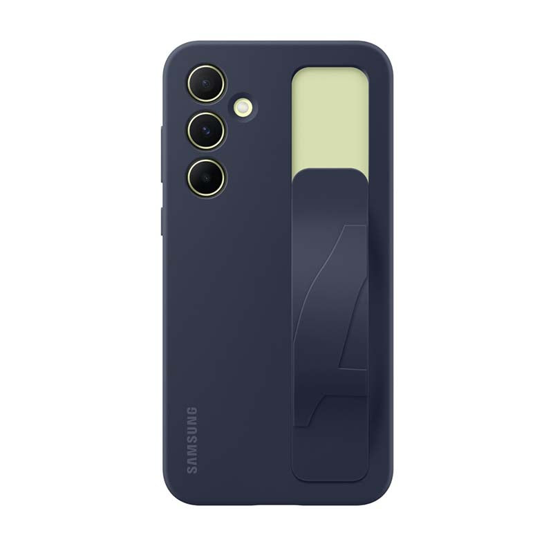 Samsung Galaxy A55 5G Standing Grip Case - Black - Black / Blue