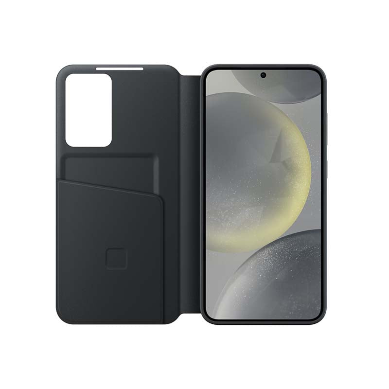 Samsung Galaxy S24 Plus Smart View Wallet Case - Black - Black