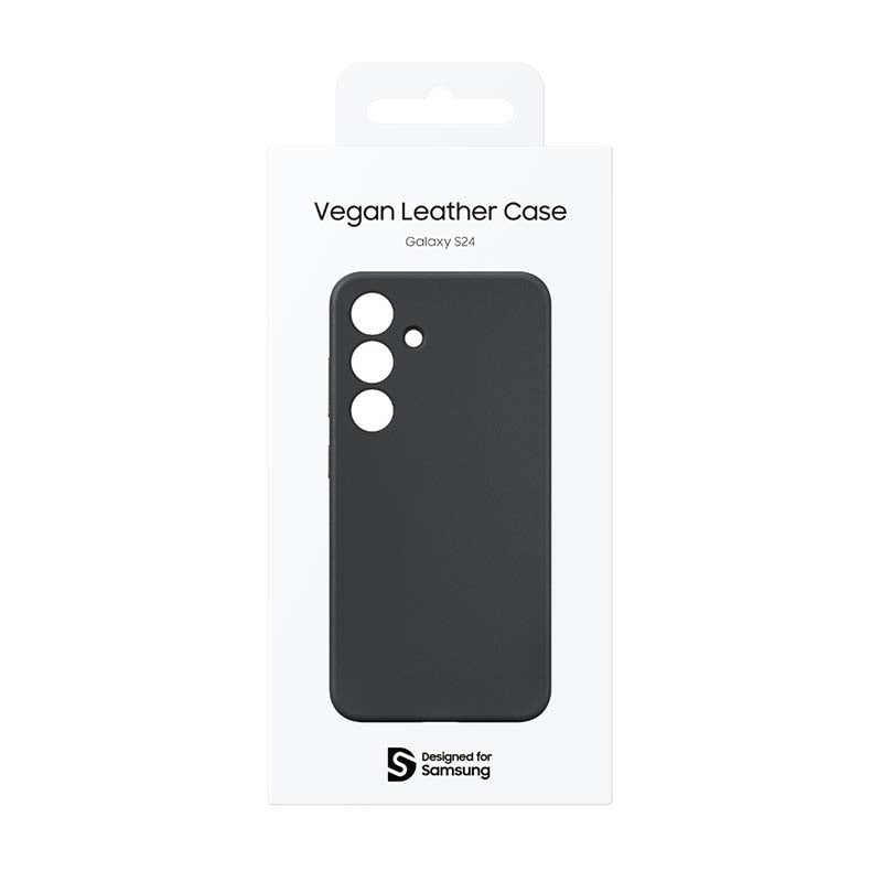Samsung Galaxy S24 SMAPP Vegan Leather Case - Black - Black