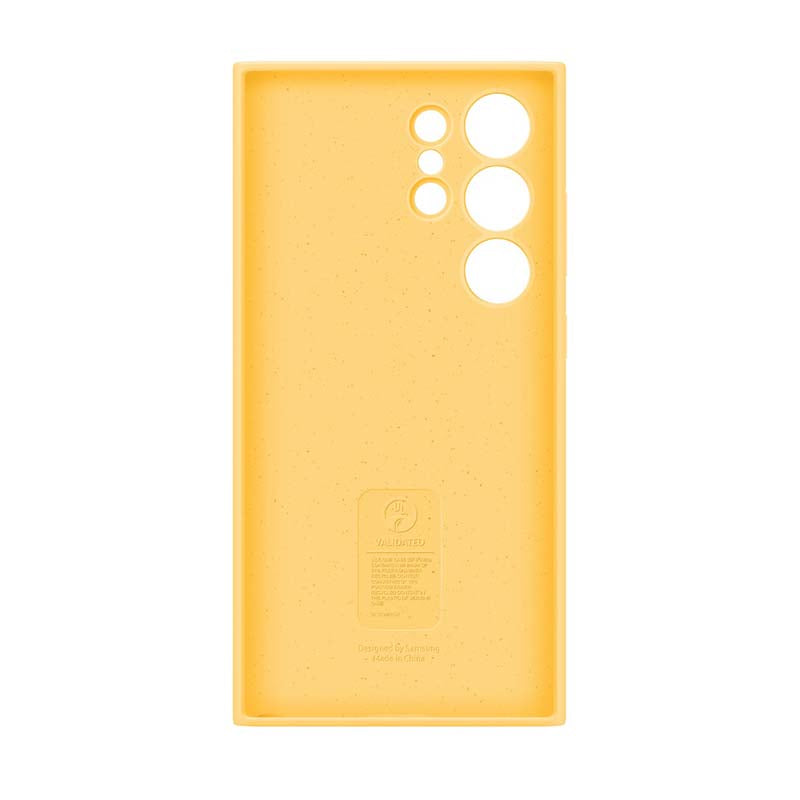 Samsung Galaxy S24 Ultra Silicone Case - Yellow - Yellow
