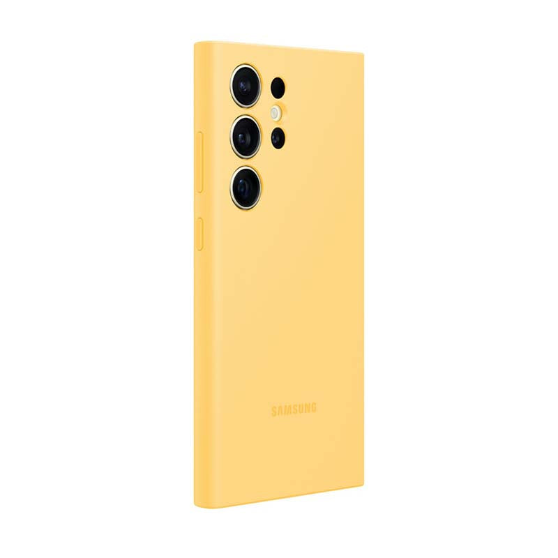 Samsung Galaxy S24 Ultra Silicone Case - Yellow - Yellow