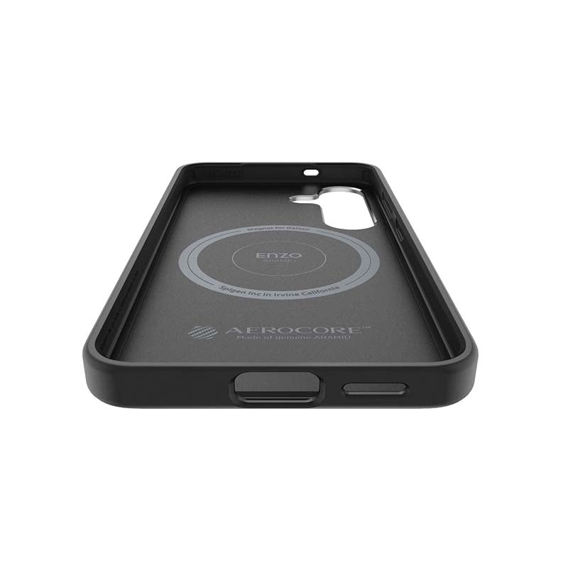 Samsung Galaxy S25 Enzo Aramid Case - Black / Silver - Silver/Black
