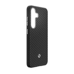 Samsung Galaxy S25 Enzo Aramid Case - Black / Silver - Silver/Black