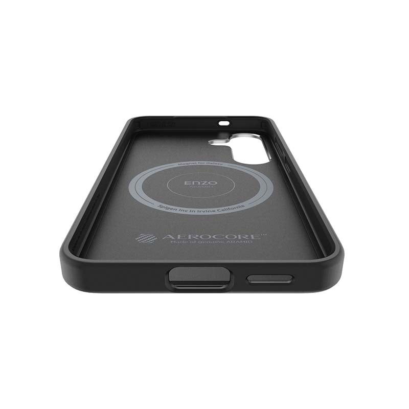 Samsung Galaxy S25 Plus Enzo Aramid Case - Black / Silver - Silver/Black