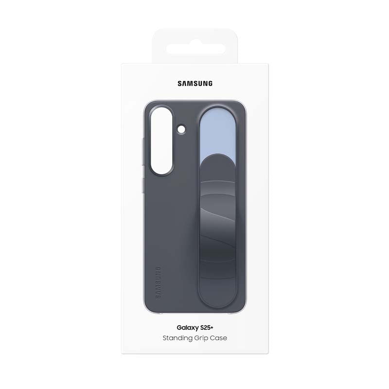 Samsung Galaxy S25 Plus Standing Grip Case - Black - Black