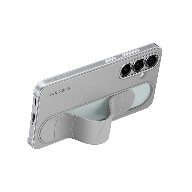 Samsung Galaxy S25 Standing Grip Case - Grey - Grey