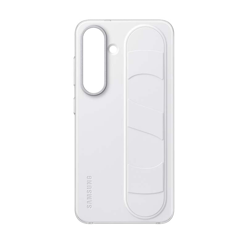 Samsung Galaxy S25 Standing Grip Case - White - White