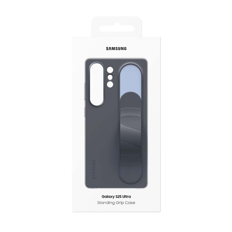 Samsung Galaxy S25 Ultra Standing Grip Case - Black - Black