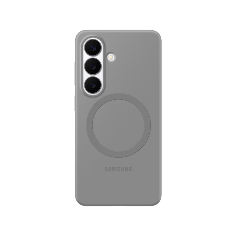 Samsung Galaxy S26 Silicone Magnet Case - Grey - Grey
