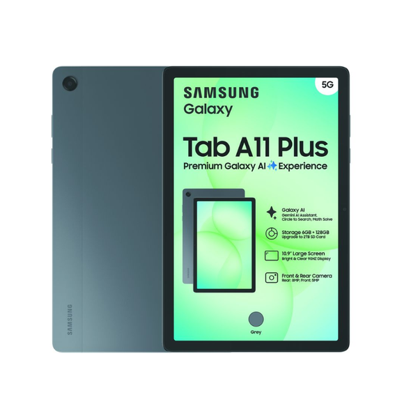 Androidタブレット本体 Samsung Galaxy Tab A11+ 128GB 5G Samsung Galaxy Tab A11+ 5G 128GB - Grey – Technomobi (Pty) Ltd