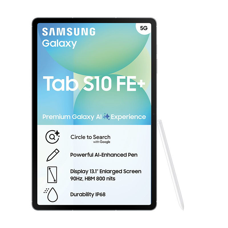 Samsung Galaxy Tab S10 FE+ 5G 128GB - Grey - Grey