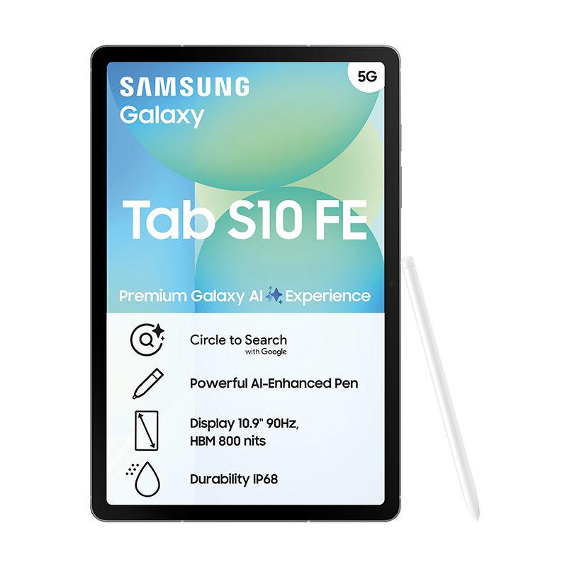 Samsung Galaxy Tab S10 FE 5G 128GB - Grey - Grey