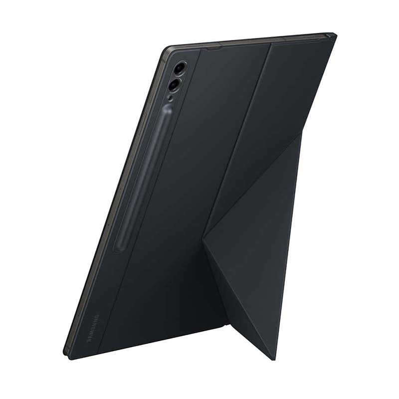 Samsung Galaxy Tab S10 Ultra / S9 Ultra Smart Book Cover - Black - Black