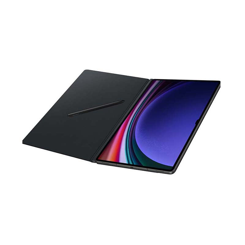 Samsung Galaxy Tab S10 Ultra / S9 Ultra Smart Book Cover - Black - Black
