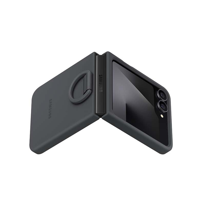 Samsung Galaxy Z Flip6 / Flip7 FE Case with Ring - Black - Black