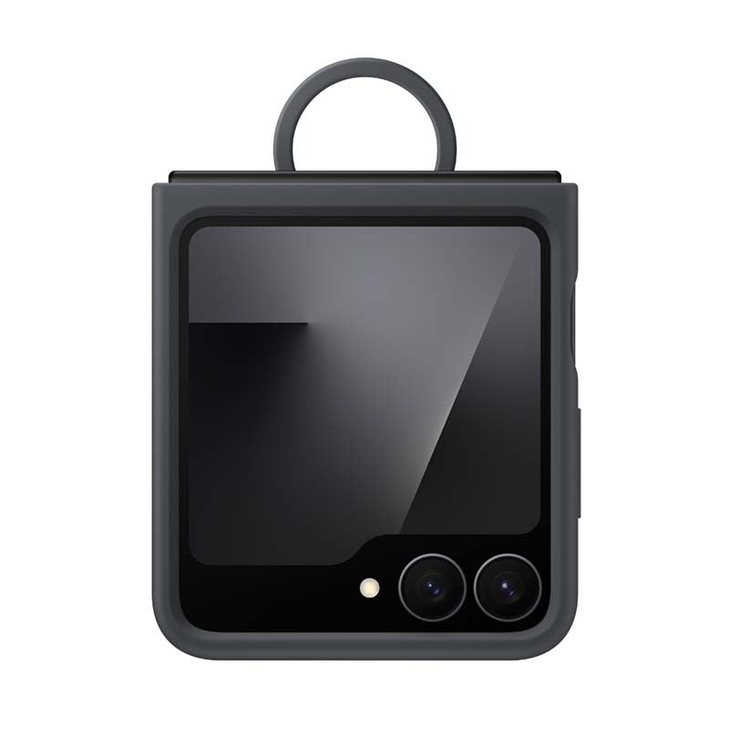 Samsung Galaxy Z Flip6 / Flip7 FE Case with Ring - Black - Black