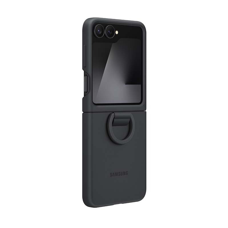 Samsung Galaxy Z Flip6 / Flip7 FE Case with Ring - Black - Black