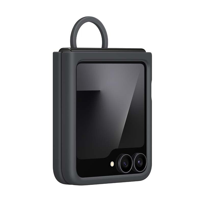 Samsung Galaxy Z Flip6 / Flip7 FE Case with Ring - Black - Black