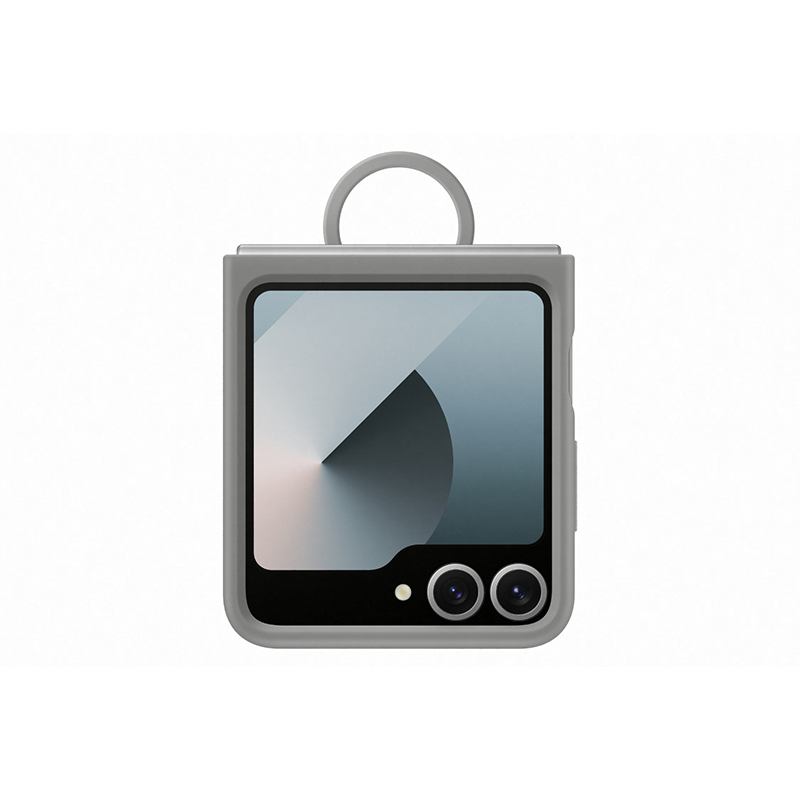 Samsung Galaxy Z Flip6 / Flip7 FE Case with Ring - Grey - Grey