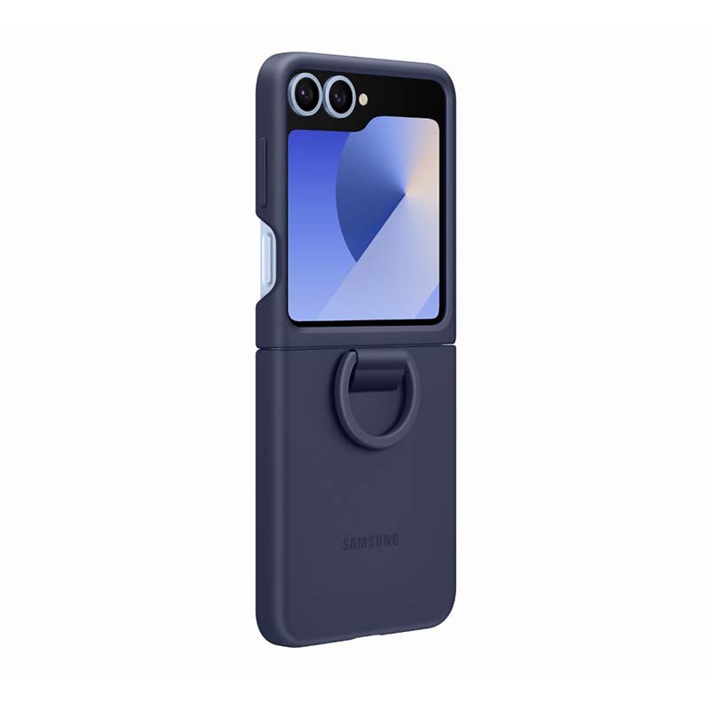Samsung Galaxy Z Flip6 / Flip7 FE Case with Ring - Navy - Navy