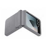 Samsung Galaxy Z Flip6 / Flip7 FE Vegan Leather Kindsuit Case - Grey - Grey