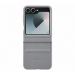 Samsung Galaxy Z Flip6 / Flip7 FE Vegan Leather Kindsuit Case - Grey - Grey