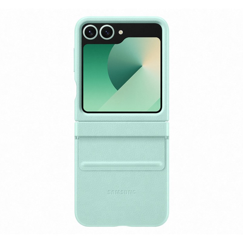 Samsung Galaxy Z Flip6 / Flip7 FE Vegan Leather Kindsuit Case - Mint - Mint