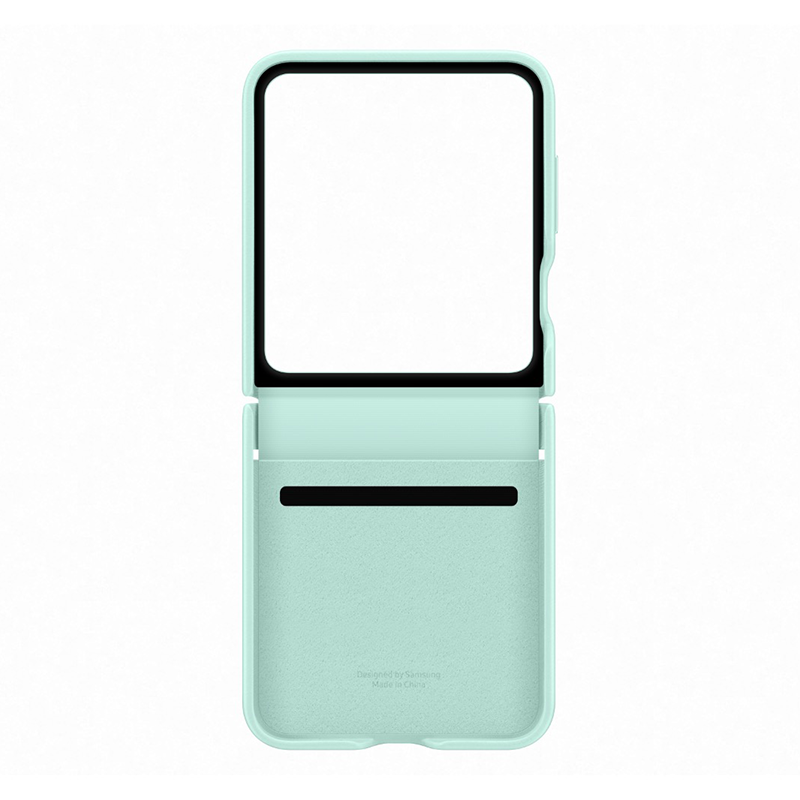 Samsung Galaxy Z Flip6 / Flip7 FE Vegan Leather Kindsuit Case - Mint - Mint