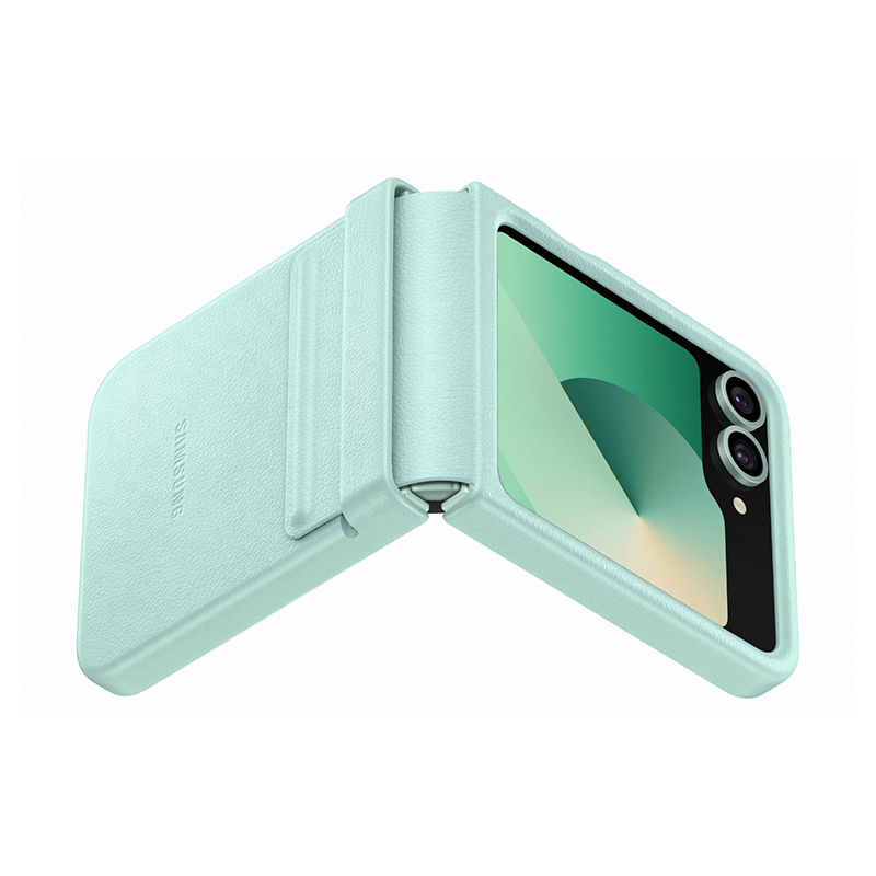 Samsung Galaxy Z Flip6 / Flip7 FE Vegan Leather Kindsuit Case - Mint - Mint