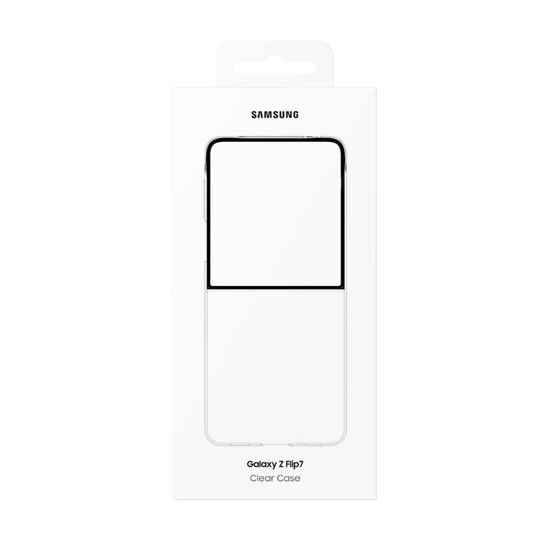 Samsung Galaxy Z Flip7 Clear Case - Clear - Clear