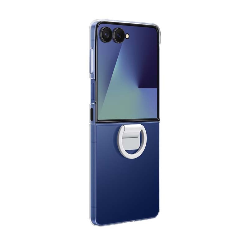 Samsung Galaxy Z Flip7 Clear Case with Ring - Clear - Clear
