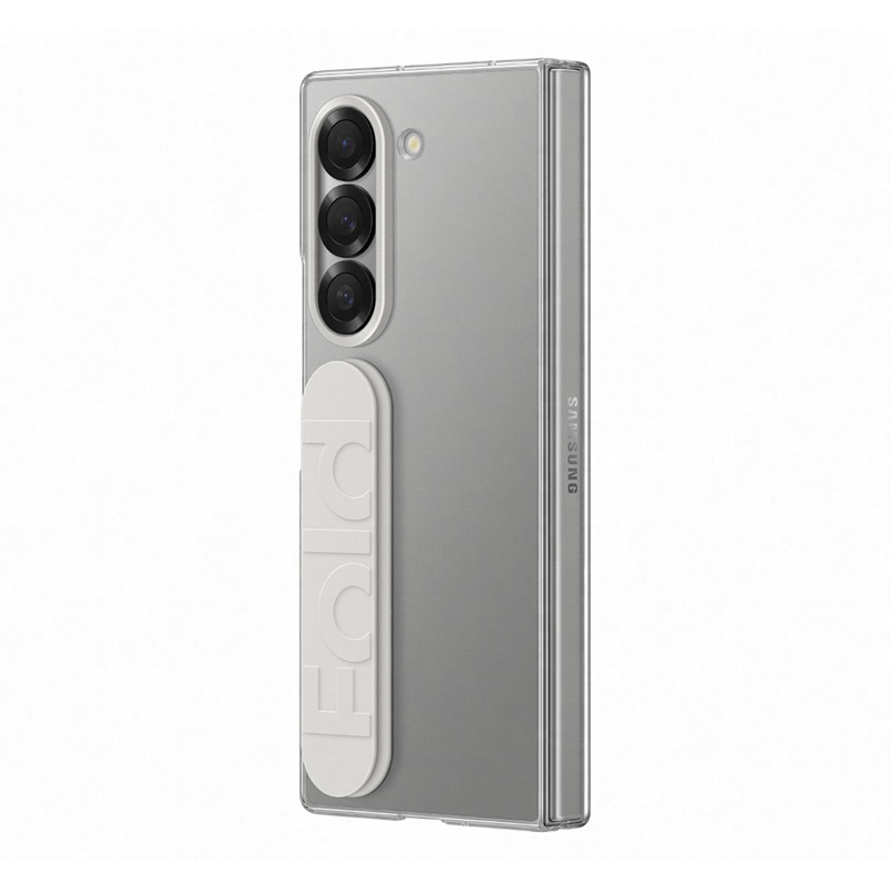 Samsung Galaxy Z Fold6 Clear Case with Strap - Clear - Clear