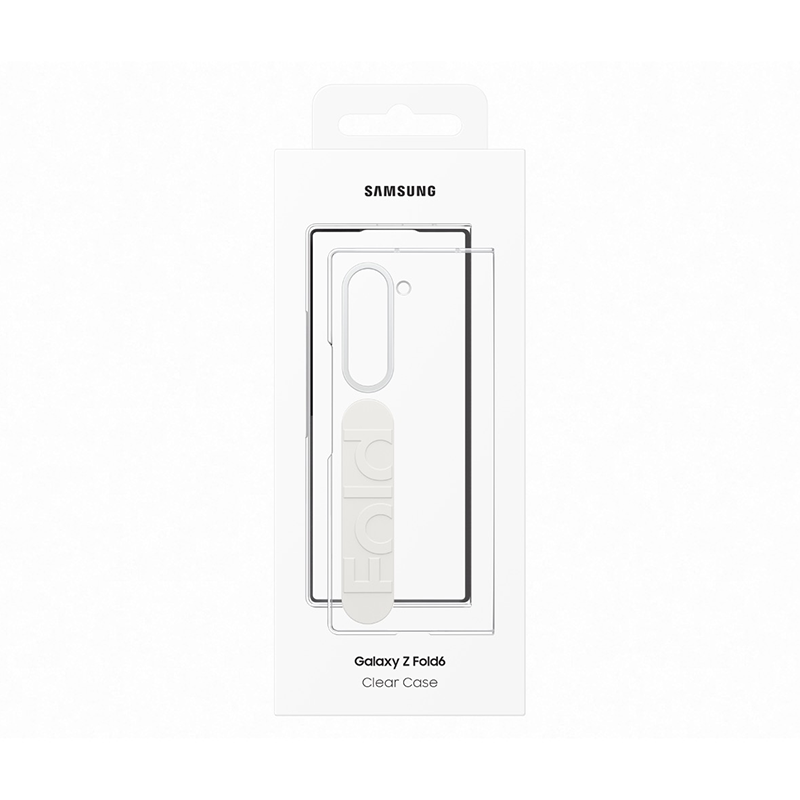 Samsung Galaxy Z Fold6 Clear Case with Strap - Clear - Clear