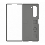 Samsung Galaxy Z Fold6 Silicone Standing Case with Strap - Grey - Grey