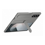 Samsung Galaxy Z Fold6 Silicone Standing Case with Strap - Grey - Grey