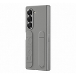 Samsung Galaxy Z Fold6 Silicone Standing Case with Strap - Grey - Grey