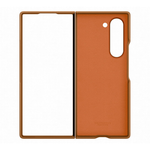 Samsung Galaxy Z Fold6 Vegan Leather Kindsuit Case - Brown - Brown