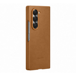 Samsung Galaxy Z Fold6 Vegan Leather Kindsuit Case - Brown - Brown