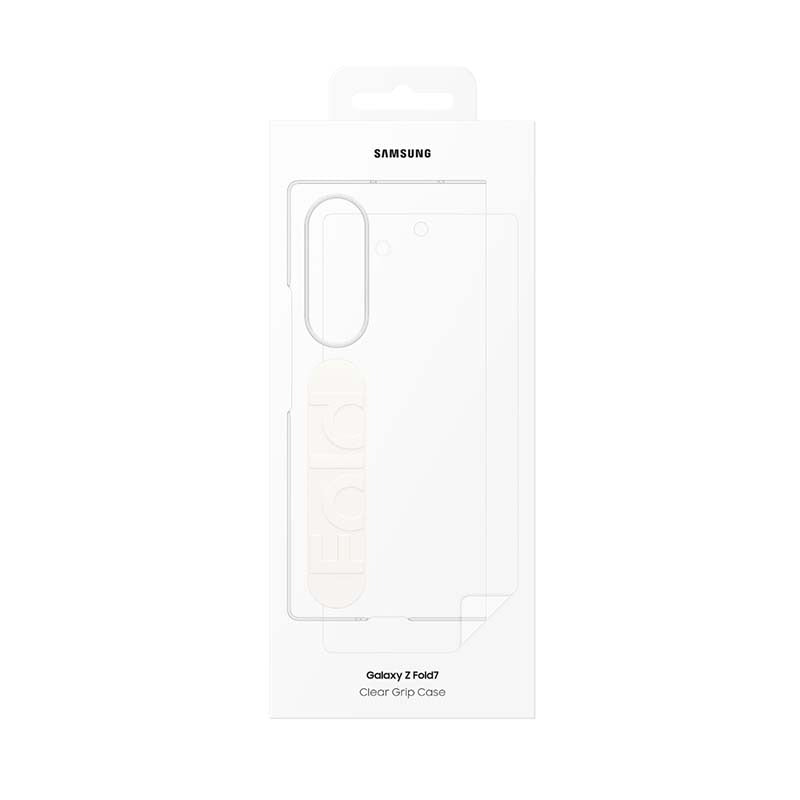Samsung Galaxy Z Fold7 Clear Grip Case - Clear - Clear