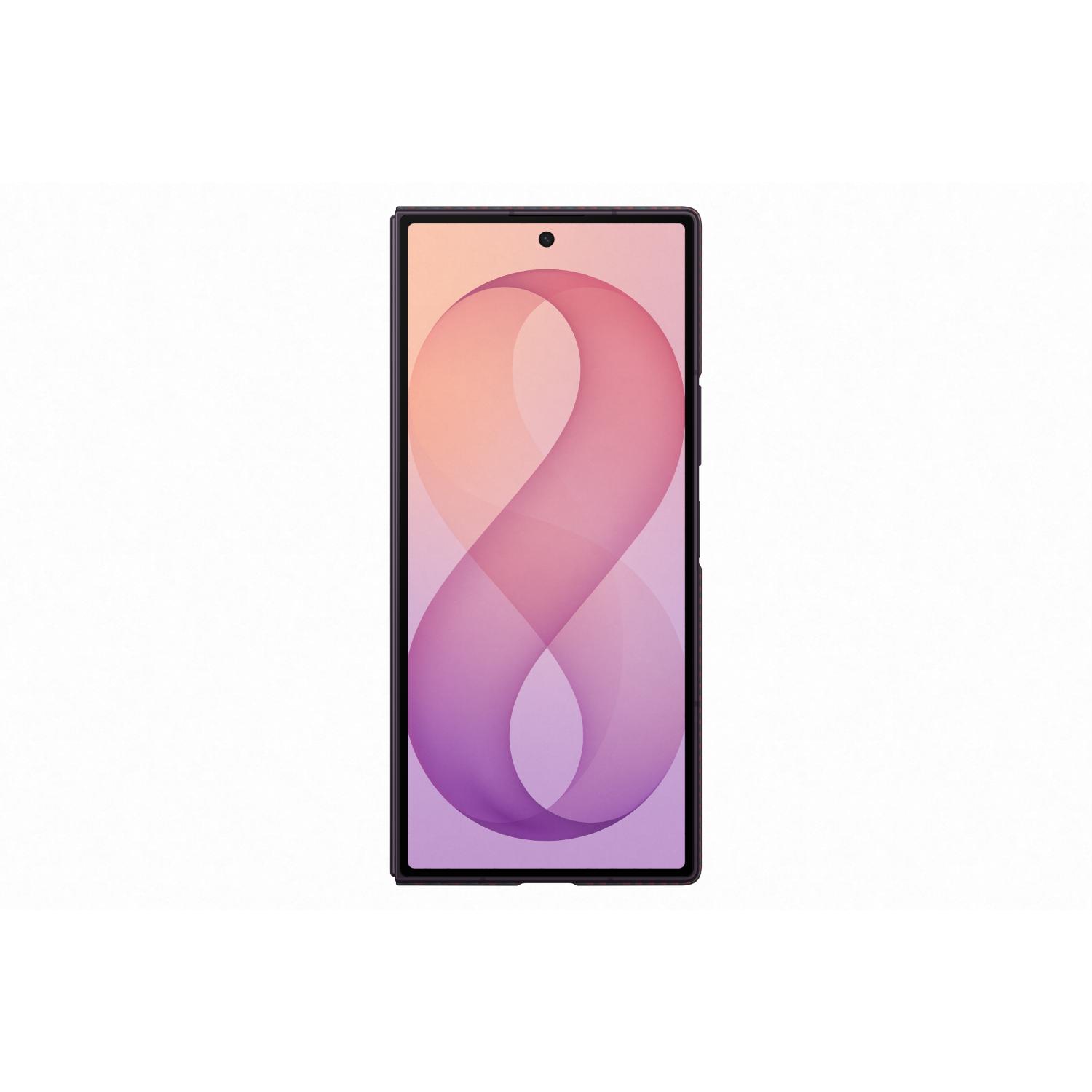 Samsung Galaxy Z Fold8 Ultra Carbon Magnet Case - Red - Violet