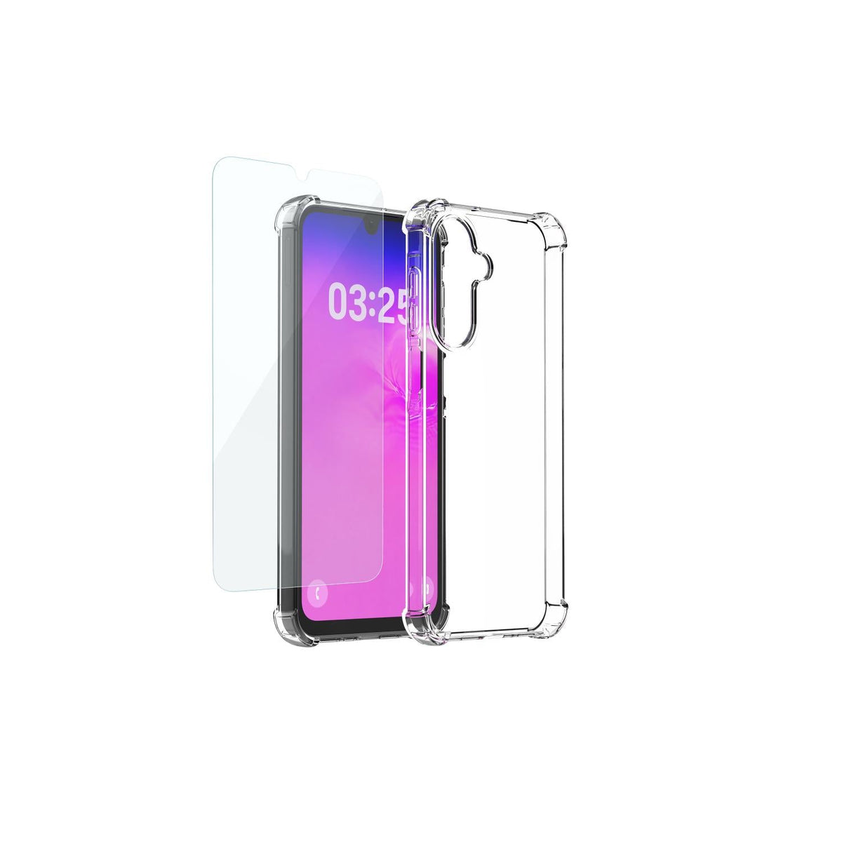 Samsung Mobeen 2-in-1 Bundle for Samsung Galaxy A08 - Clear - Clear