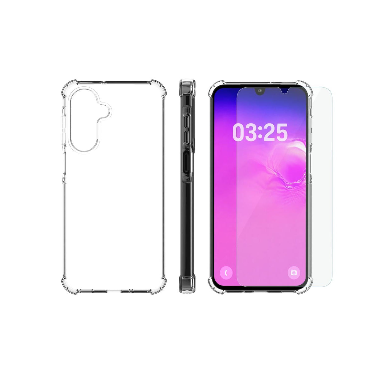 Samsung Mobeen 2-in-1 Bundle for Samsung Galaxy A08 - Clear - Clear
