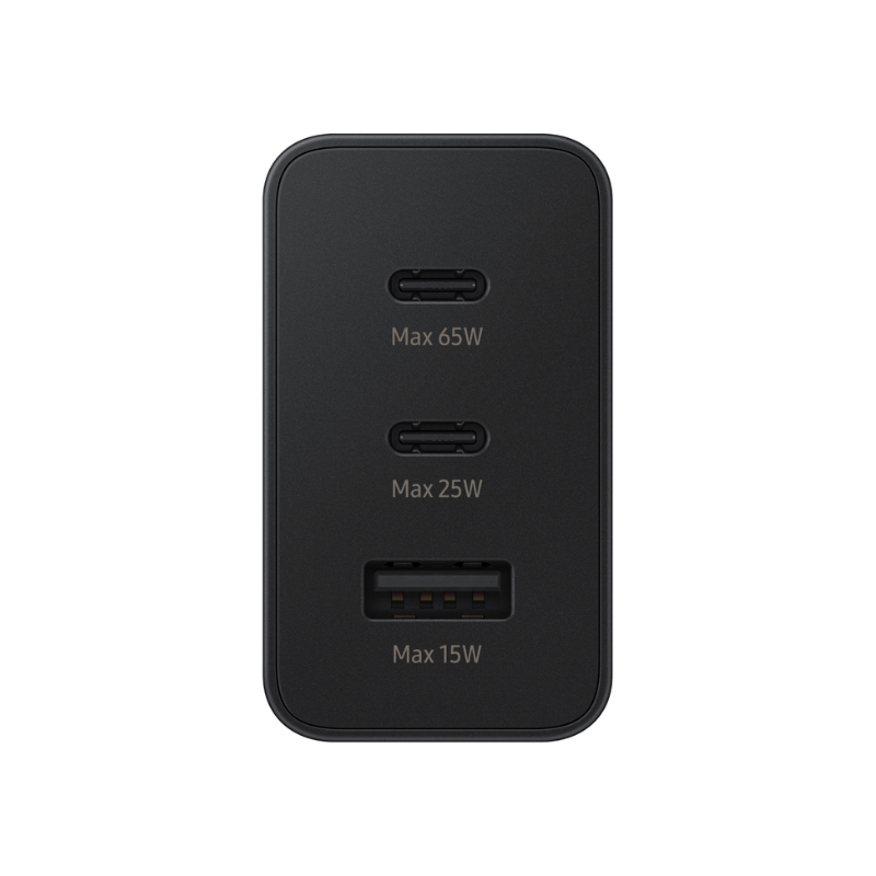 Samsung Power Adapter Trio 65W - Black - Black