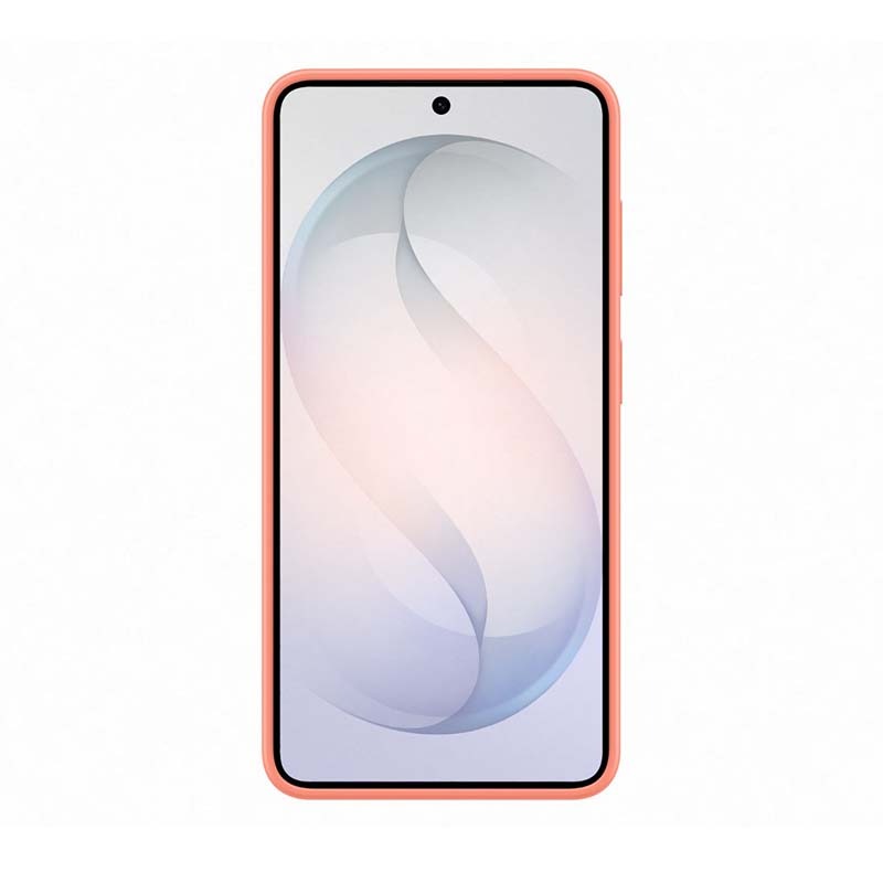 Samsung Silicone Magnet Case for Samsung Galaxy S26 - Orange - Orange