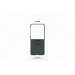 Samsung Silicone Magnet Cover With Ring Samsung Galaxy Z Flip8 - Black - Black