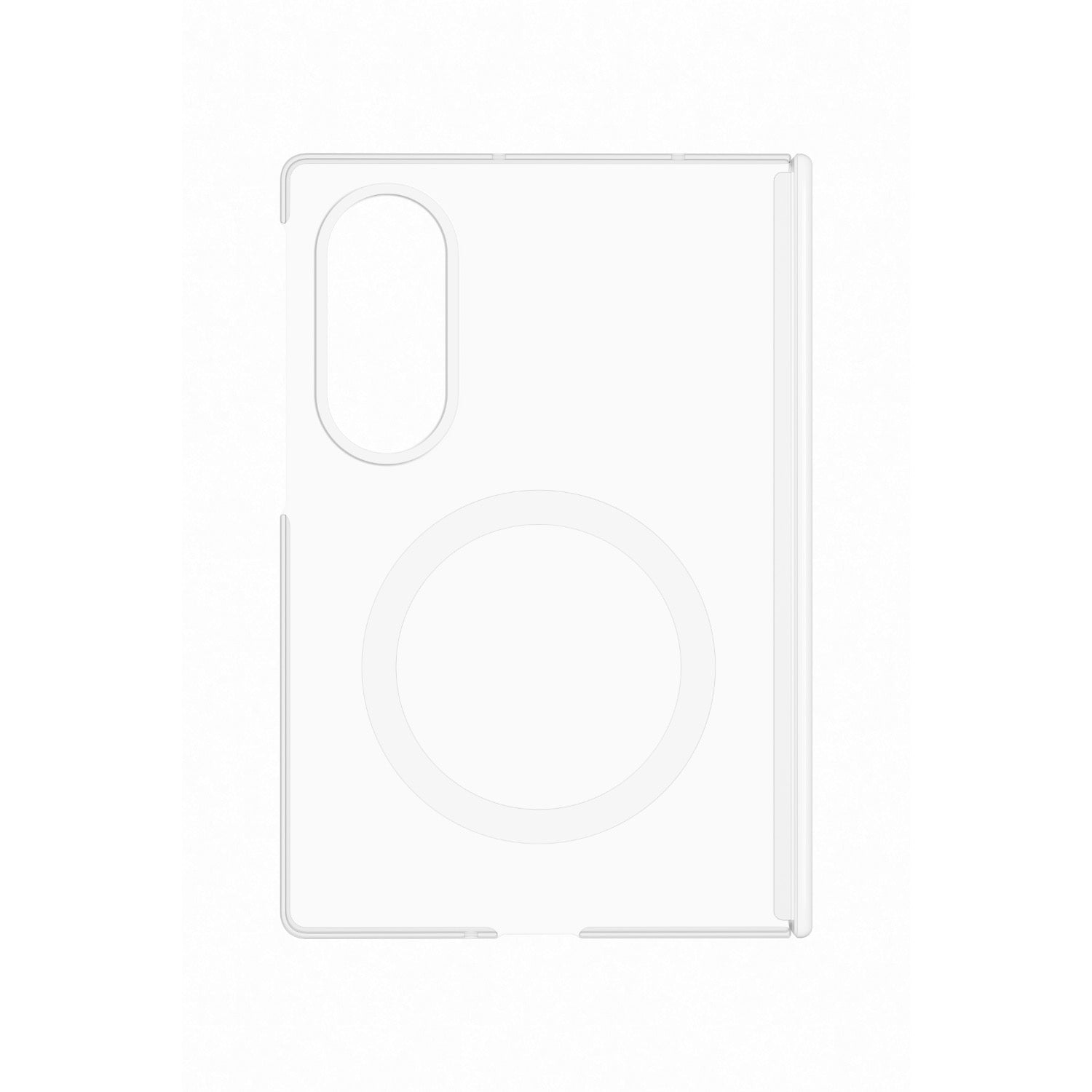 Samsung SMAPP Hinge Protection Magnet Cover - Samsung Galaxy Z Fold8 - Clear - Clear