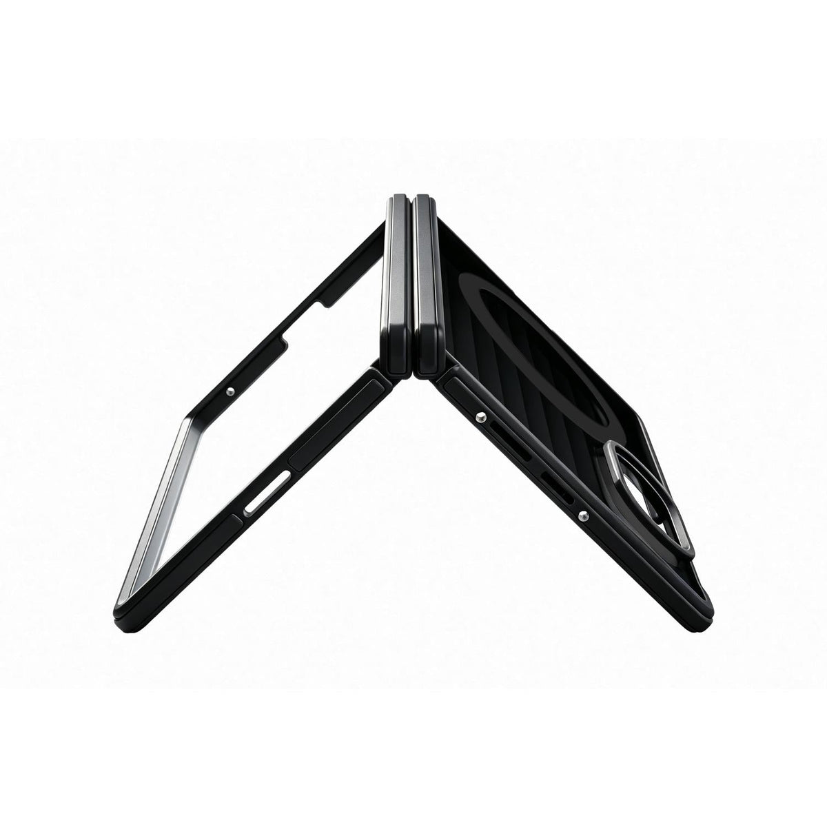 Samsung SMAPP Hybrid Shield Magnet Cover For Samsung Galaxy Z Fold8 - Black - Black