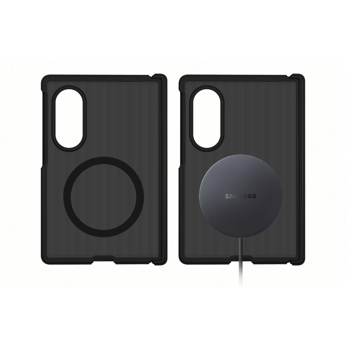 Samsung SMAPP Hybrid Shield Magnet Cover For Samsung Galaxy Z Fold8 - Black - Black