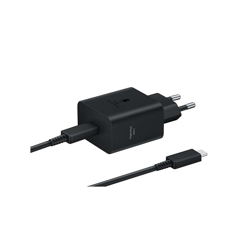 Samsung Travel Adapter 45W Type C Cable - Black - Black
